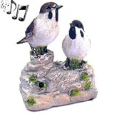 from Artis Whistling Robin Birds Garden Statue with Motion Sensor