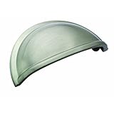 Amerock BP53010-G10 Metal Finishes Cup Pull with 3 inch Centers, Satin Nickel