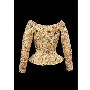 Woman's Jacket - Treasures of the Royal Courts Exhibition Postcard