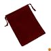 Velvet Bag with draw string, Burgundy
