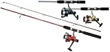 Okuma Red Steeler Spinning Combo