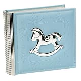 Elegant Baby Rocking Horse Photo Album (Blue)