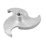 uxcell パンプインペラー鋳造パーツ　アルミニウム製シルートン　ウォーターポンプアクセサリー 10mm x 95mm