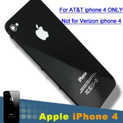 iPhone 4 Back Glass Assembly  &amp; Tools (Black)