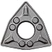 Sandvik Coromant WNMG 434-KM 3210 GC3210 Grade, MTCVD Coated, 80 Degree Trigon Shape, KM Chip Breaker, 434 Insert Size, 0.1875" Thickness, 0.063" Nose Radius Carbide Turning Insert (Pack Of 10)