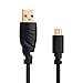 KabelDirekt – (1 Foot Micro USB 2.0 Sync & Charge Cable Black – Top Series