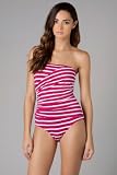 Michael Kors Shipmate Stripe One Piece Bandeau