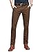 Match Mens Slim Tapered Flat Front Casual Pants (34, 8025 Dark Brown#2)