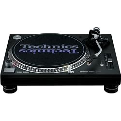 Professional Direct-Drive Turntable With Brake Speed Control - Black