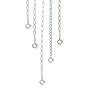 Carolyn Pollack Jewelry .925 Sterling Silver Necklace Extender Set