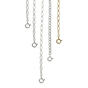 Ultimately Wearable Sterling Silver Necklace Extender Set