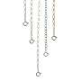 Sterling Silver Necklace Extender Set