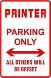 PRINTER PARKING news ink reproduce write sign