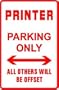 PRINTER PARKING news ink reproduce write sign