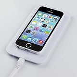 ポンと置くだけ超簡単!「Qi」規格ワイヤレスチャージャー  スマホ充電器 ホワイト(iPhone6対応可)(【対応機種】docomo:AQUOS PHONE ZETA SH-06E / Optimus it L-05E / ELUGA P P-03E / MEDIAS X N-04E / ELUGA X P-02E / AQUOS PHONE EX SH-04E / ARROWS Kiss F-03 / EELUGA V P-06D / F-09D ANTEPRIMA / ARROWS X F-10D / AQUOS PHONE st SH-07D / AQUOS PHONE ZETA SH-09D / ARROWS kiss F-03D / AQUOS PHONE Slider SH-02D シャープ / Q-pot.Phone SH-04D シャープ / SH-05D シャープ / AQUOS PHONE f SH-13C シャープ / SoftBank:MEDIAS CH SoftBank 101N NECカシオ / au:URBANO L01,L02,L03 / イーモバイル:Nexus5 / UQ WiMAX : Wi-Fi Walker ) KY線