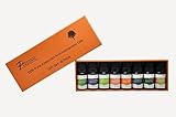 :Pursonic 100% Pure Essential Aromatherapy Oils Gift Set-8 Pack , 10ML Eucalyptus, Lavender, Lemongrass, Mandarin, Orange, Peppermint,Tea Tree & Wintergreen