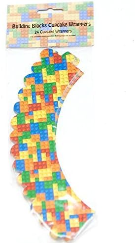 Building Blocks Cupcake Wrappers 24ct Model: (Home & Kitchen)