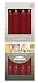 Ivyline Bolsius 240/ 24 mm Embrace Crown Candle, Box of 4, Burgundy