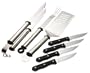 Mr. Bar-B-Q 7-Piece Oval Stainless Steel Handle Tool Set