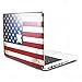 GMYLE US Flag with Apple Cutout Protective Decal Vinyl Skin Sticker for Apple MacBook White/Macbook Pro/Macbook Air 13-Inch/13.3-Inch