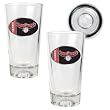 Atlanta Hawks 2pc Pint Ale Glass Set with Basketball Bottom - Oval Logo NBA Basketball