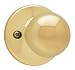 Kwikset 488P 3 CP Security Polo Dummy Knob, Polished Brass