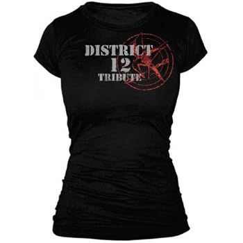 Set A Shopping Price Drop Alert For The Hunger Games - Tribute Spray Juniors T-Shirt In Black
