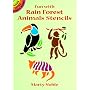 Fun with Rain Forest Animals Stencils (Dover Little Activity Books)