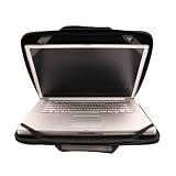 CaseCrown Double Memory Foam Thin Pouch Case With A Front Pocket for Fujitsu Lifebook T1010 Laptop - Check Style