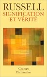 Signification et vérité