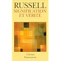 Signification et v�rit�