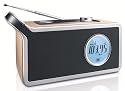 Philips - AE2790/12 - Radio portable - Tuner num&eacute;rique - R&eacute;veil - 2000 Mw - Finition bois - Piles ou secteur
