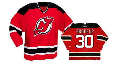Buy BRODEUR #30 Newjersey Jersey Devils CCM 550 Series Replica NHL Hockey Jersey (NHLPA Certified...