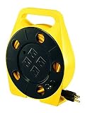 Bayco SL-755 25-Foot Cord Reel, 4 Outlets