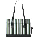 Merona Green and Black Stripe Laptop Carrying Case