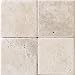 Crema Marfil 6x6" Square Marble Tile Tumbled and Honed
