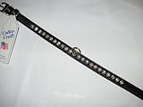 Jewel Dog Collar With Post Black Medium 10.5 12 Neck 4193BYetSPL. SL160 Jewel Dog Collar With Post Black Medium 10.5 12 Neck