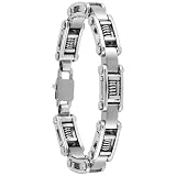 Stainless Steel Men's Invicta Elements Spiral Bracelet