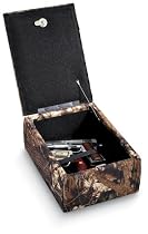 Padded Hardwood Pistol Lockbox