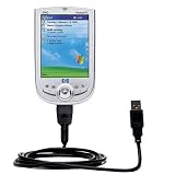 Classic Straight USB Cable for the HP iPAQ h1935 with Power Hot Sync and Charge capabilities - Gomadic Brand w/ TipExchange Technology