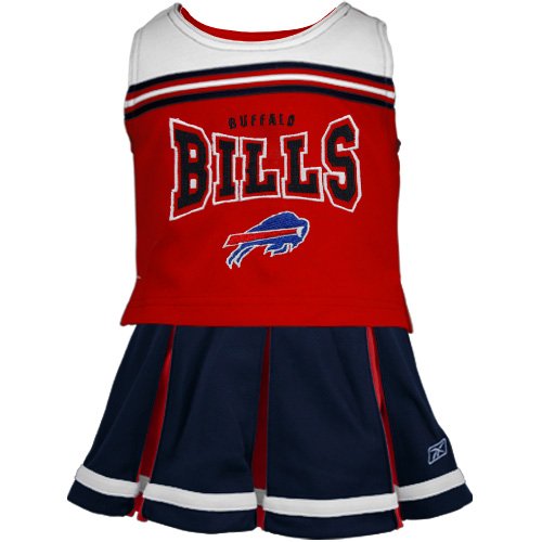 Buffalo Bills 4T Toddler Cheerleader Skirt & Top Girls Set