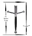 Sporting Goods : Black Knight #1 Claymore Sword - 54 inch