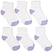 Fruit Of The Loom Big Girls' 6 Pack Ankle Socks