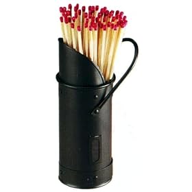 Match Holder with Extra-long Fireside Matches