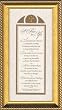 A Prayer For You 12" x 14" framed Art in Beautiful Golden Decorative Frame