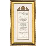A Prayer For You 12 x 14 framed Art in Beautiful Golden Decorative Frame by Framed Arts Carpentree