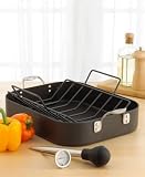 Calphalon One Nonstick 16-Inch French Roaster with Nonstick Rack