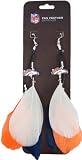 Denver Broncos Team Color Feather Earrings