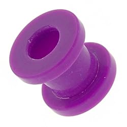 Pair Of Purple Acrylic Screw On Flesh
