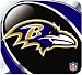 BALTIMORE RAVENS Team Logo 9 x 8 Computer MOUSEPAD